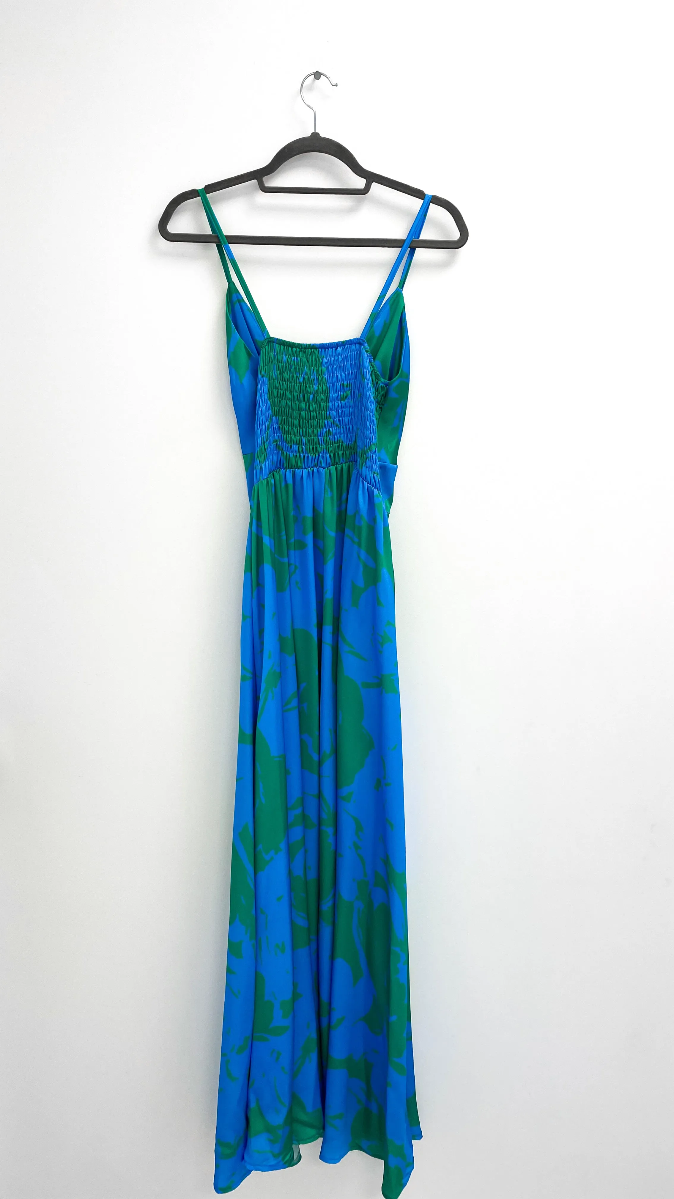 A1470 Lola Maxi Dress Blue/Green