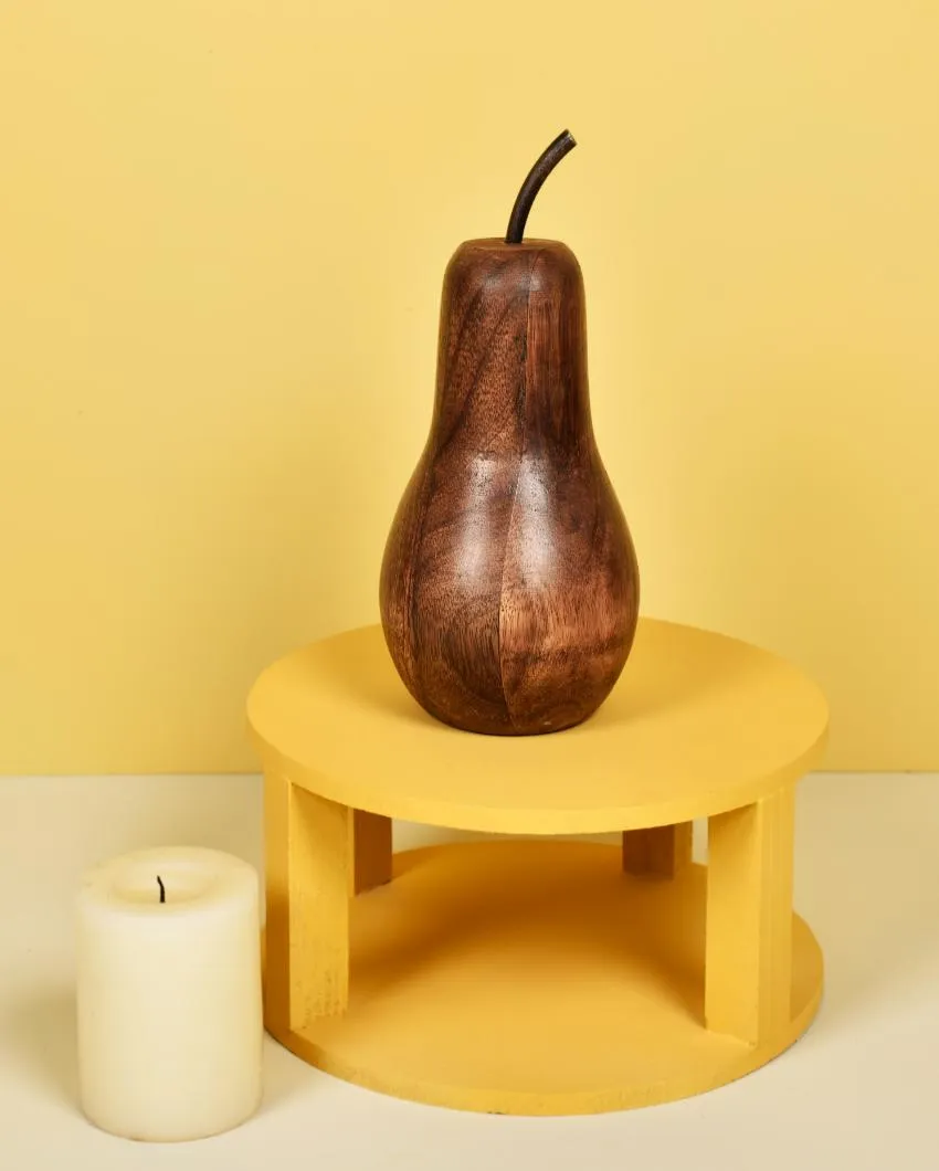 Achaman Mango Wood Pear & Apple Decorative | Set Of 2