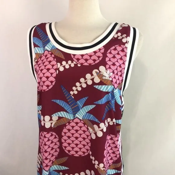 Adidas Pineapple Print Tank Dress