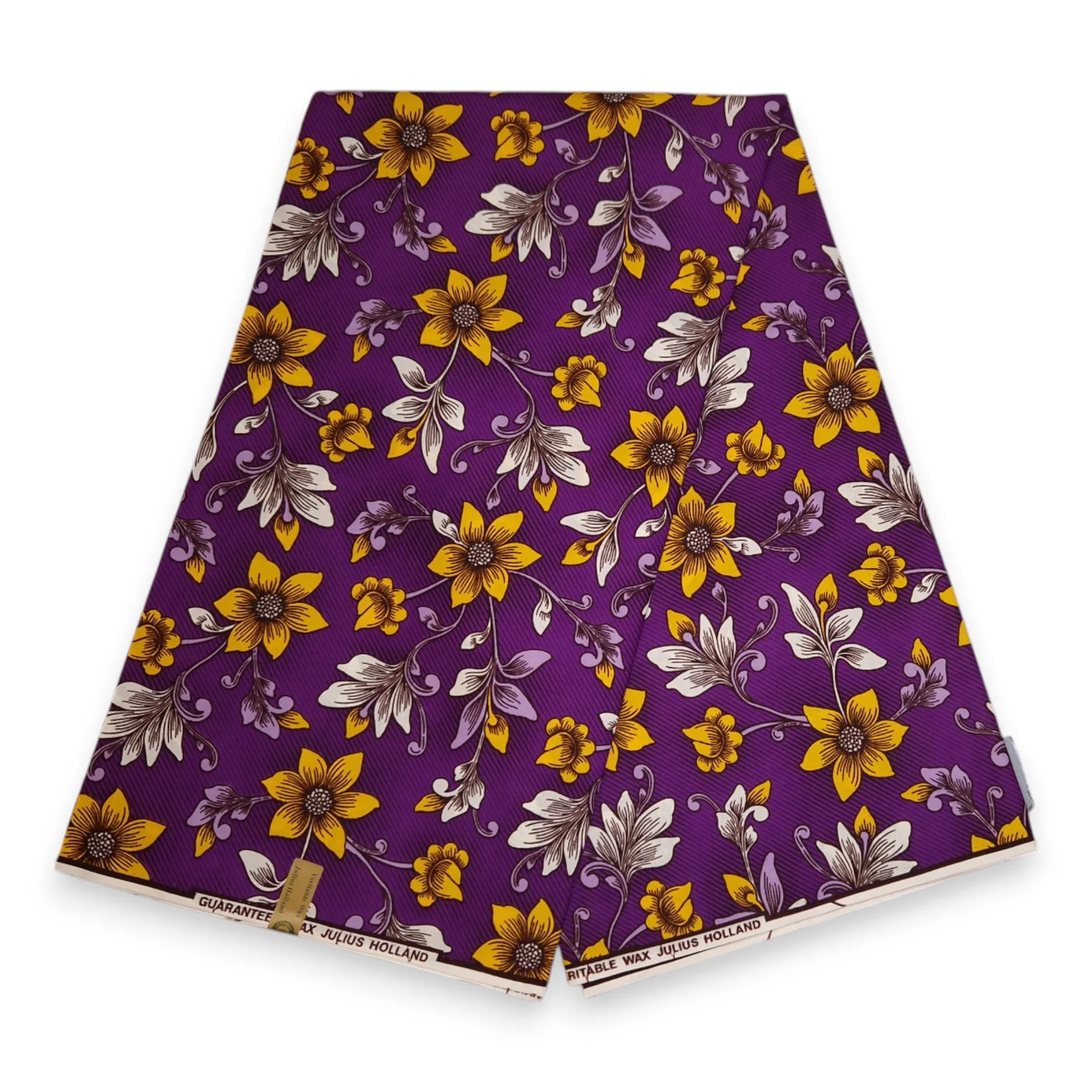 African Wax print fabric - Multicolor Flowers