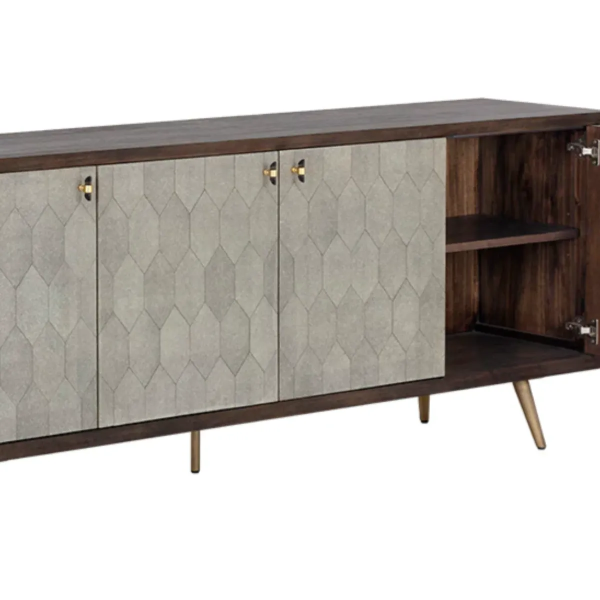 Aniston Sideboard Dark Mango by Sunpan Large