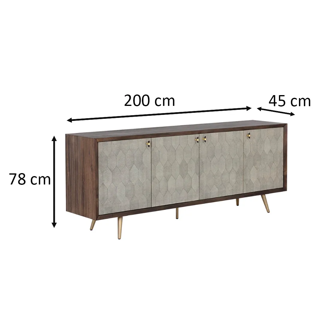 Aniston Sideboard Dark Mango by Sunpan Large