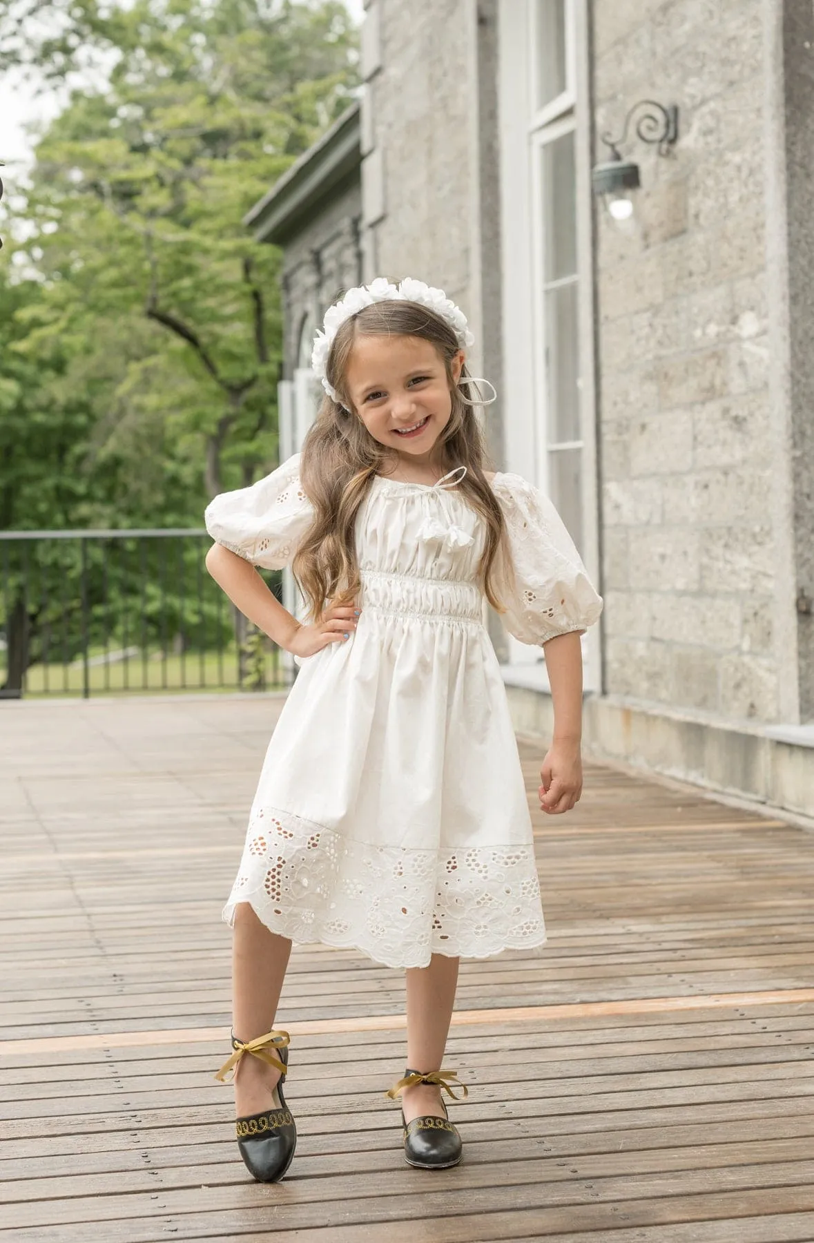 Blanca White Cotton Dress