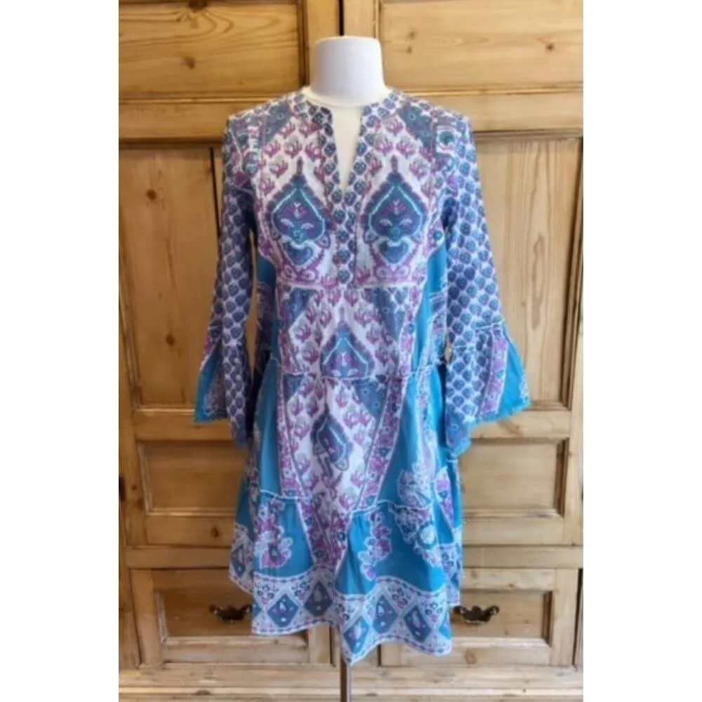 Blue/Lavender Moroccan Print