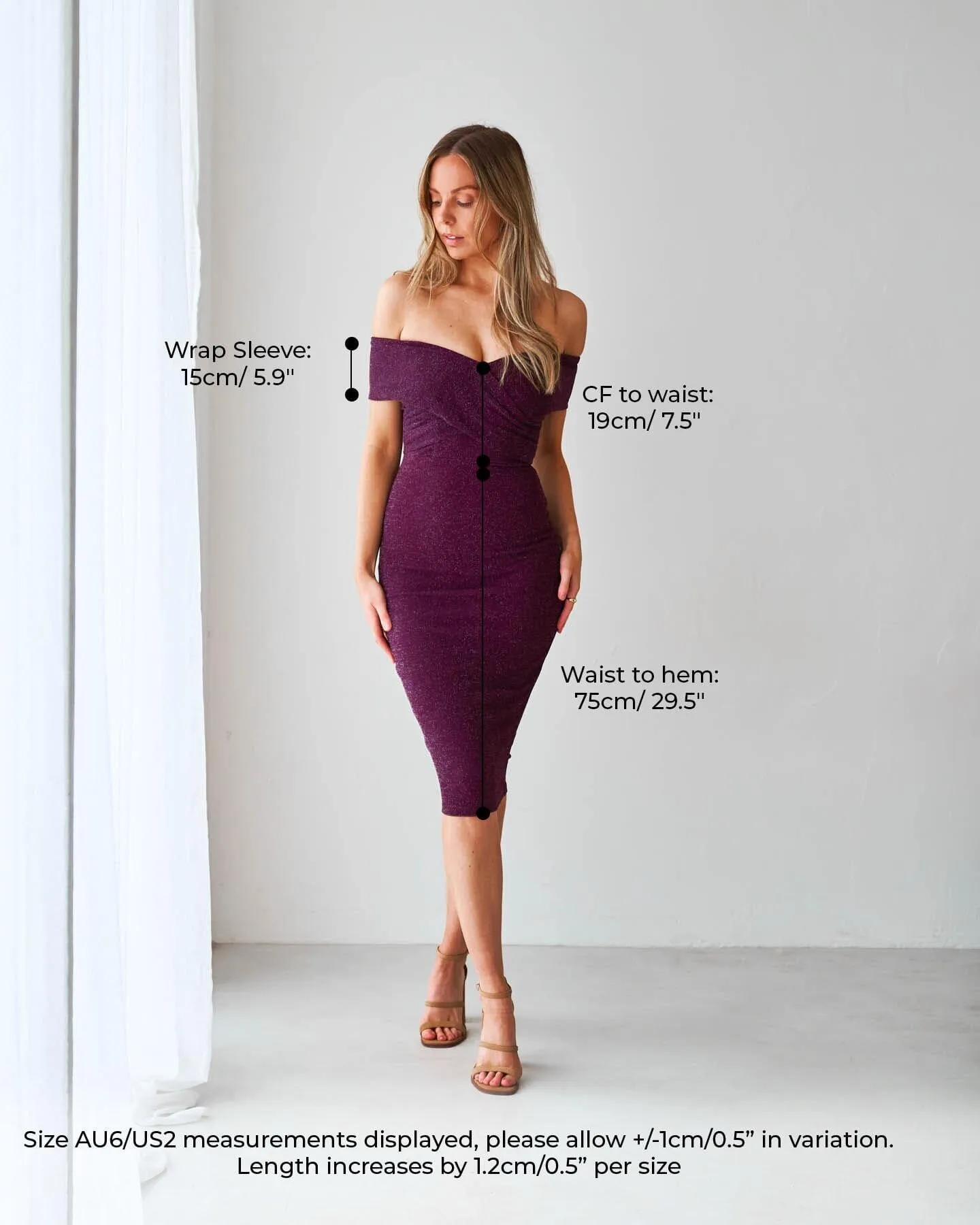 Brenda Dress-Aubergine