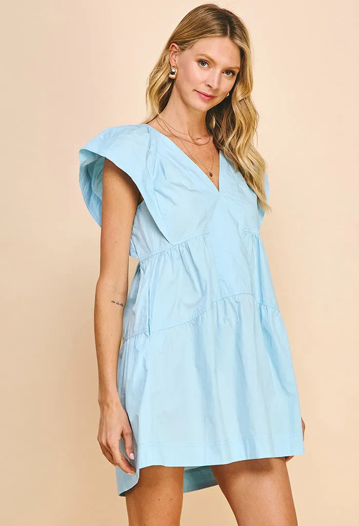 Caroline Dress-Blue