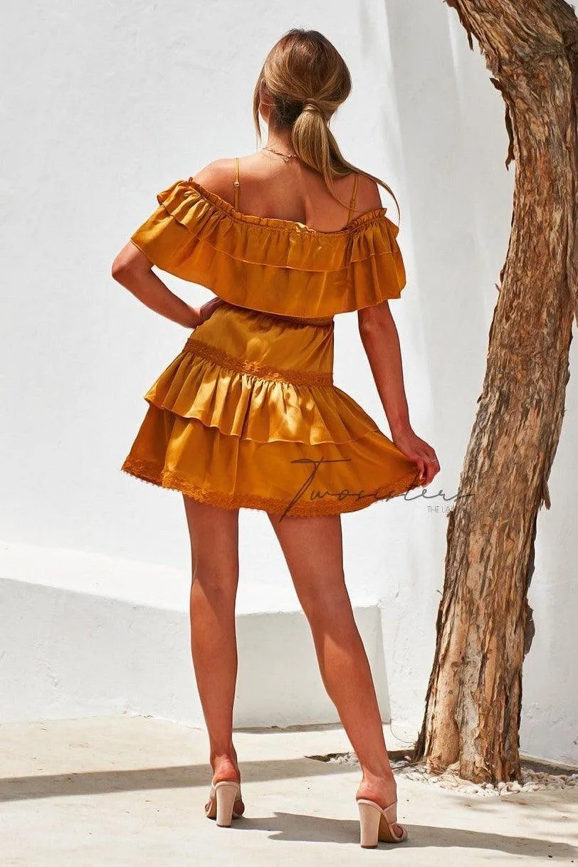 Cassie Dress - Mustard