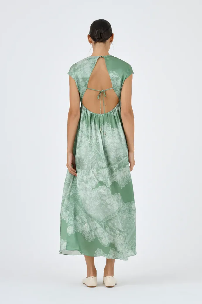 Ceylon Dress - Sari Lace Sage