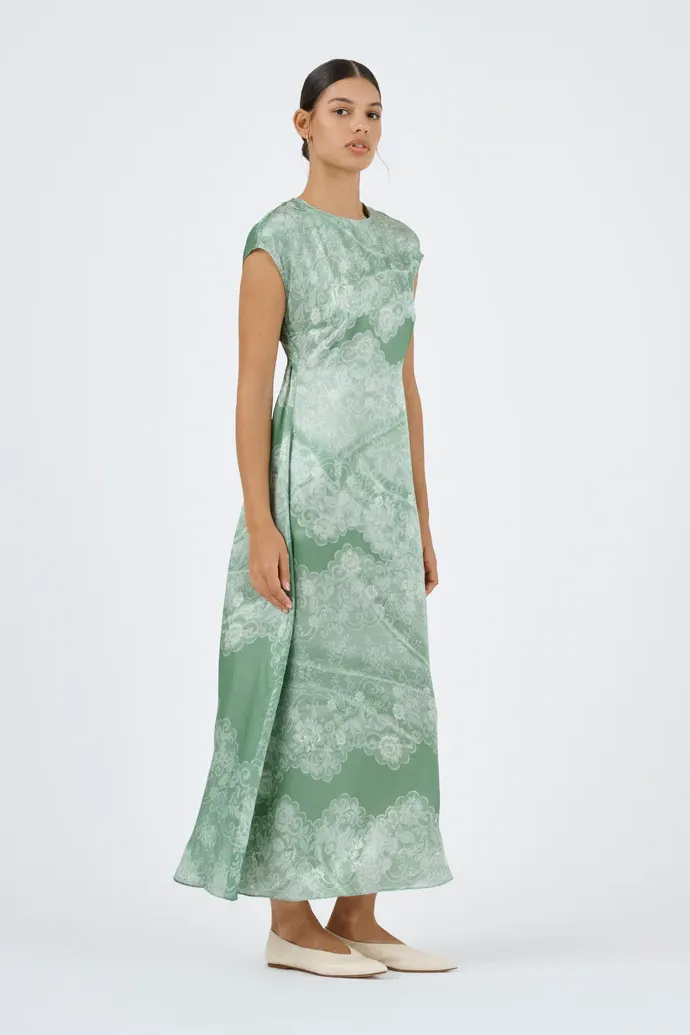 Ceylon Dress - Sari Lace Sage