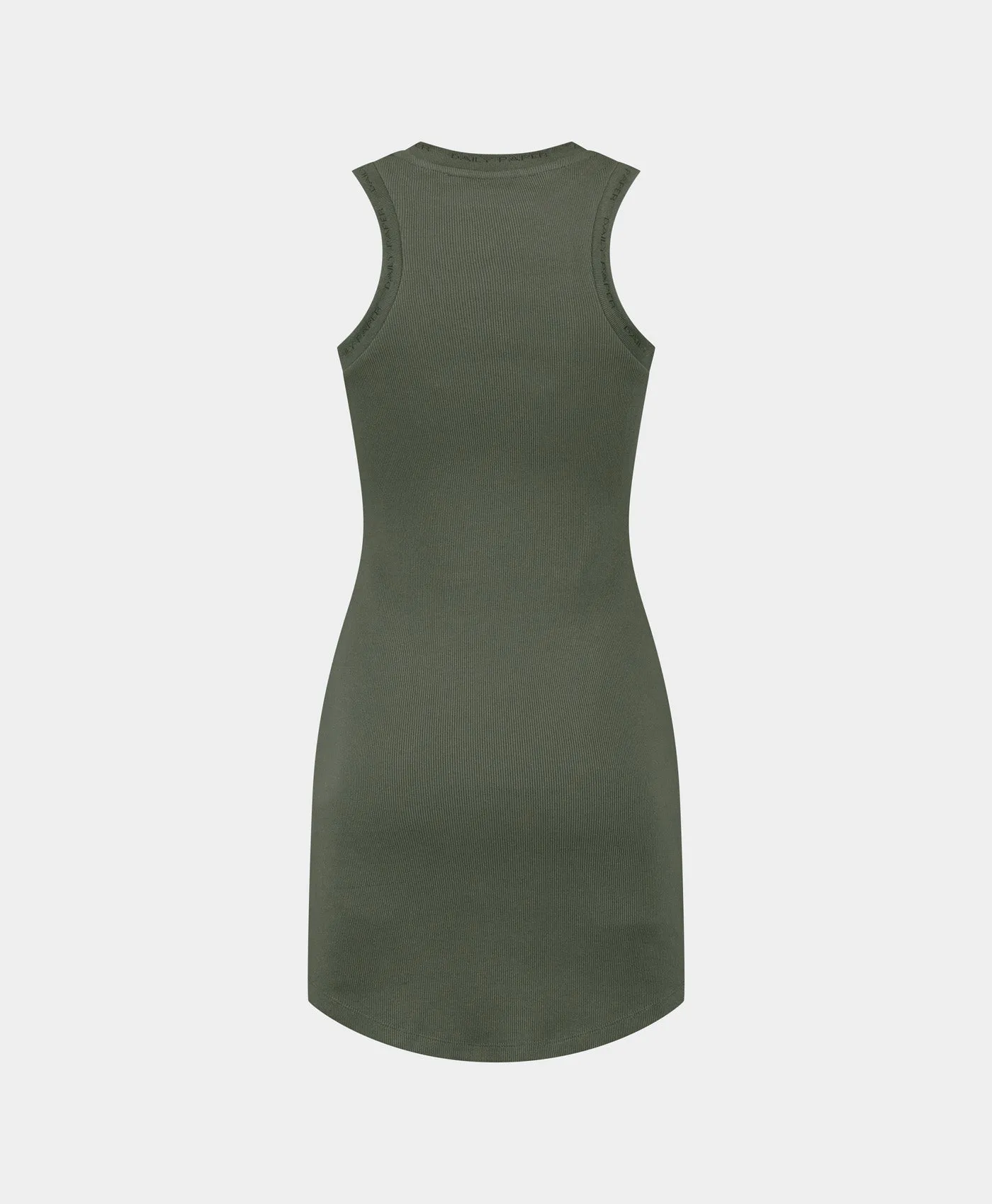 Chimera Green Erib Tank Dress