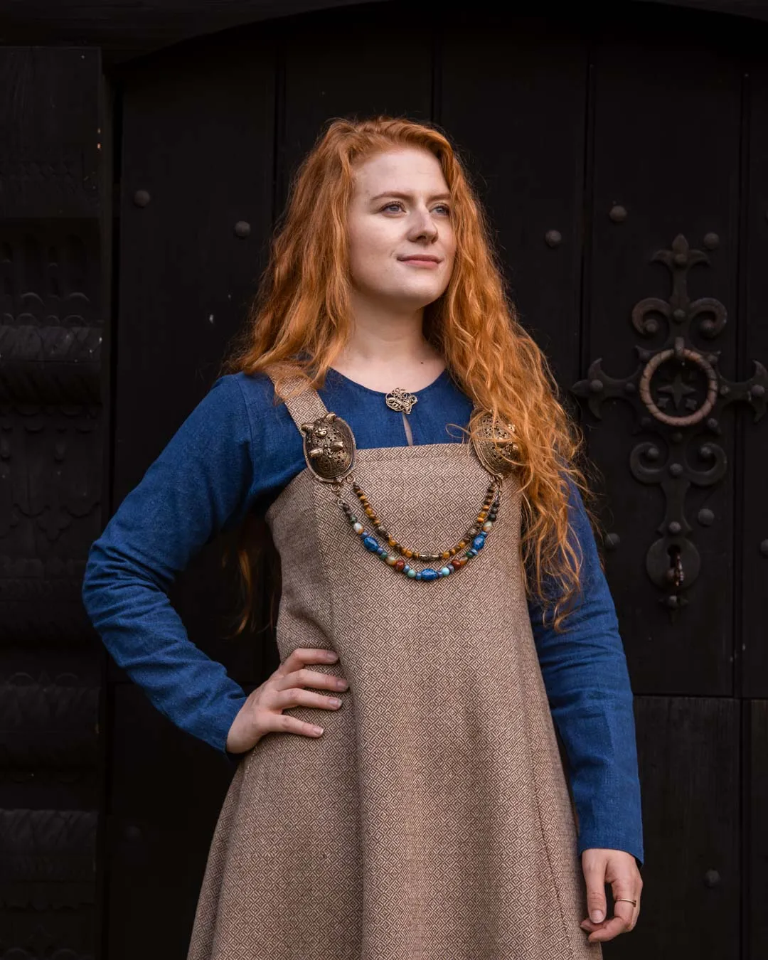 Draum Viking Apron Dress