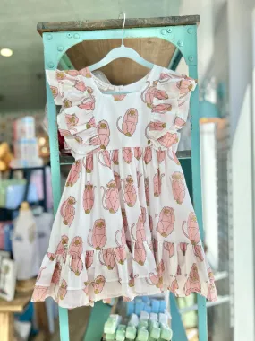 Dress - Pink Monkeys