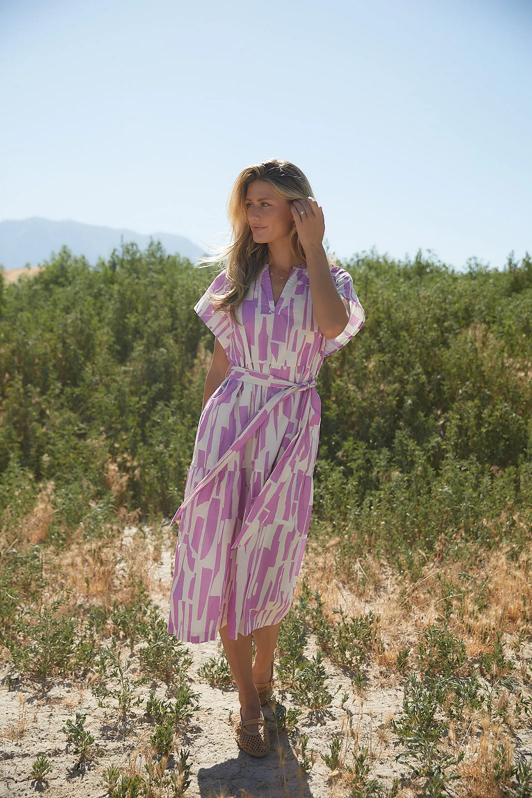 Ella Tiered Midi Dress