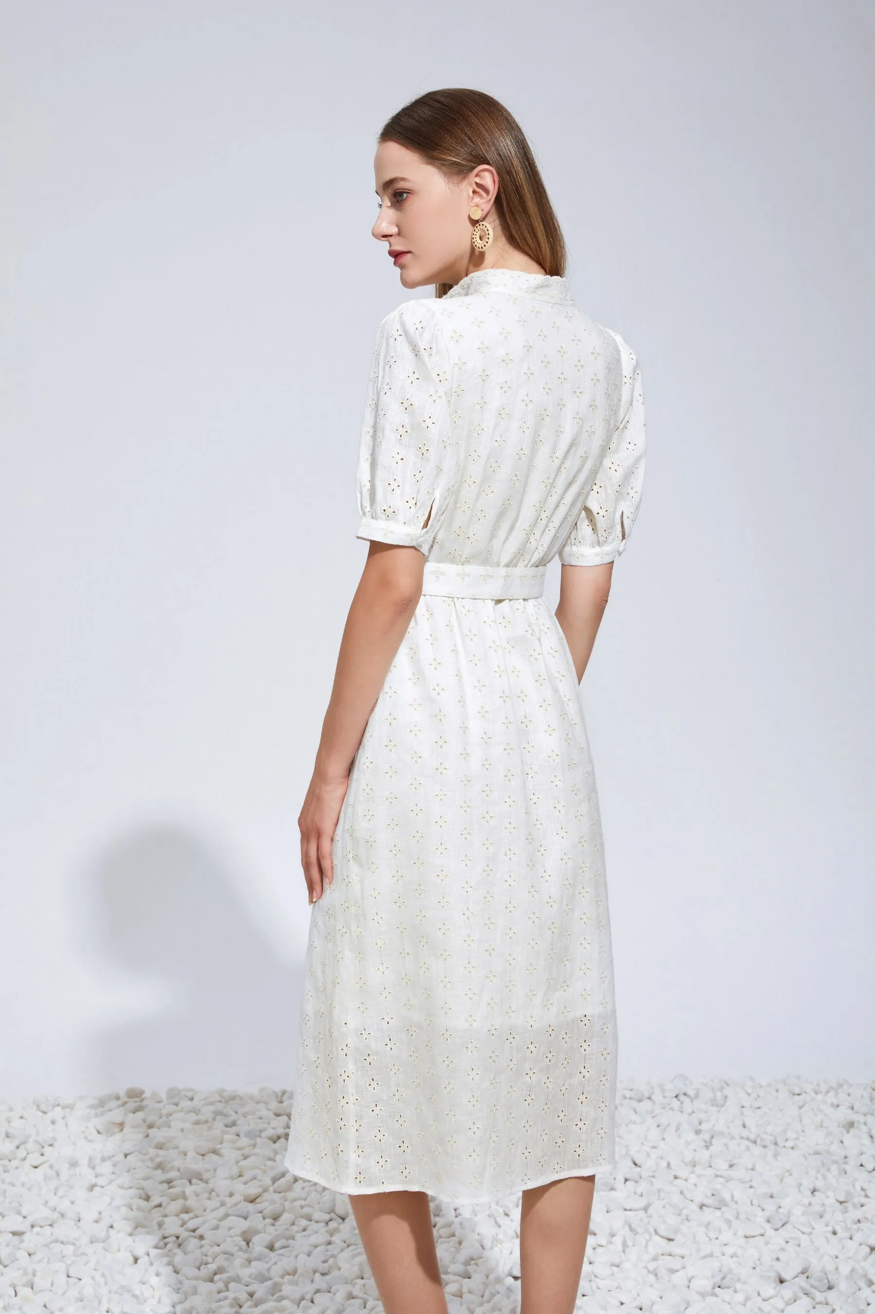 Elle Dress - White - GDS