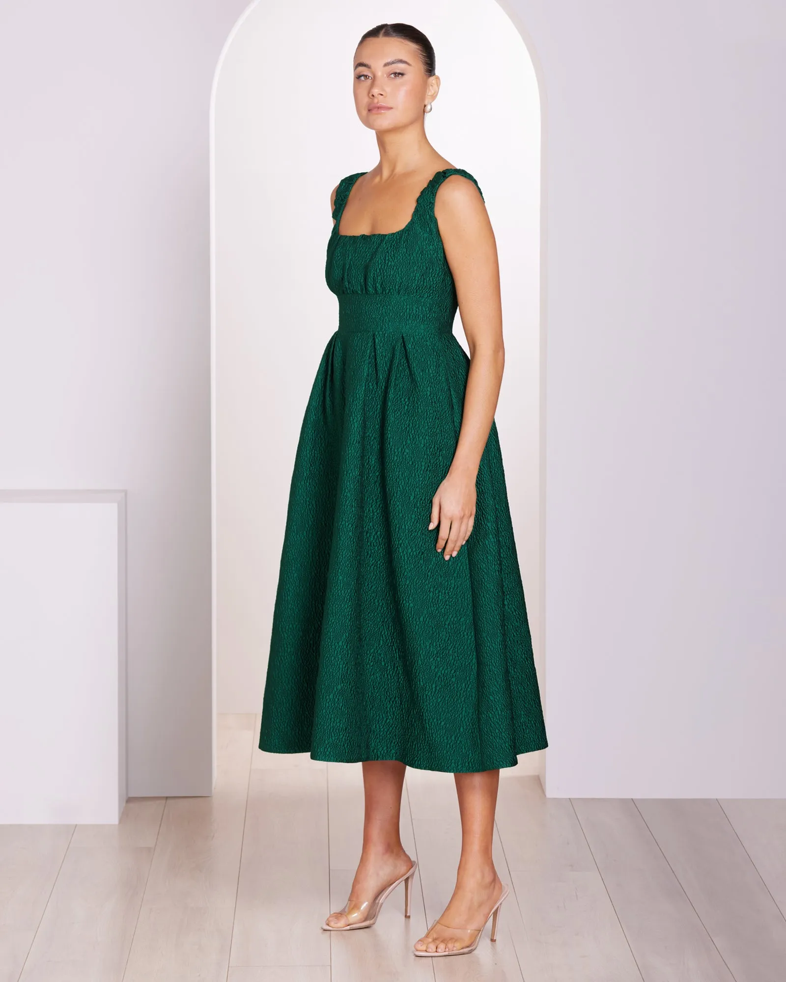 Elsie A-line Midi Dress