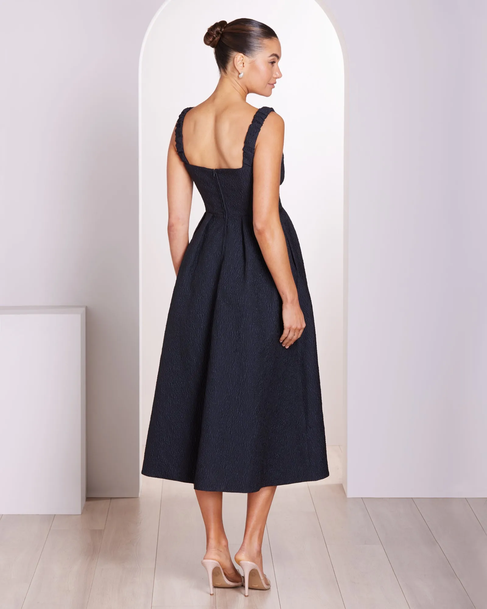 Elsie A-line Midi Dress