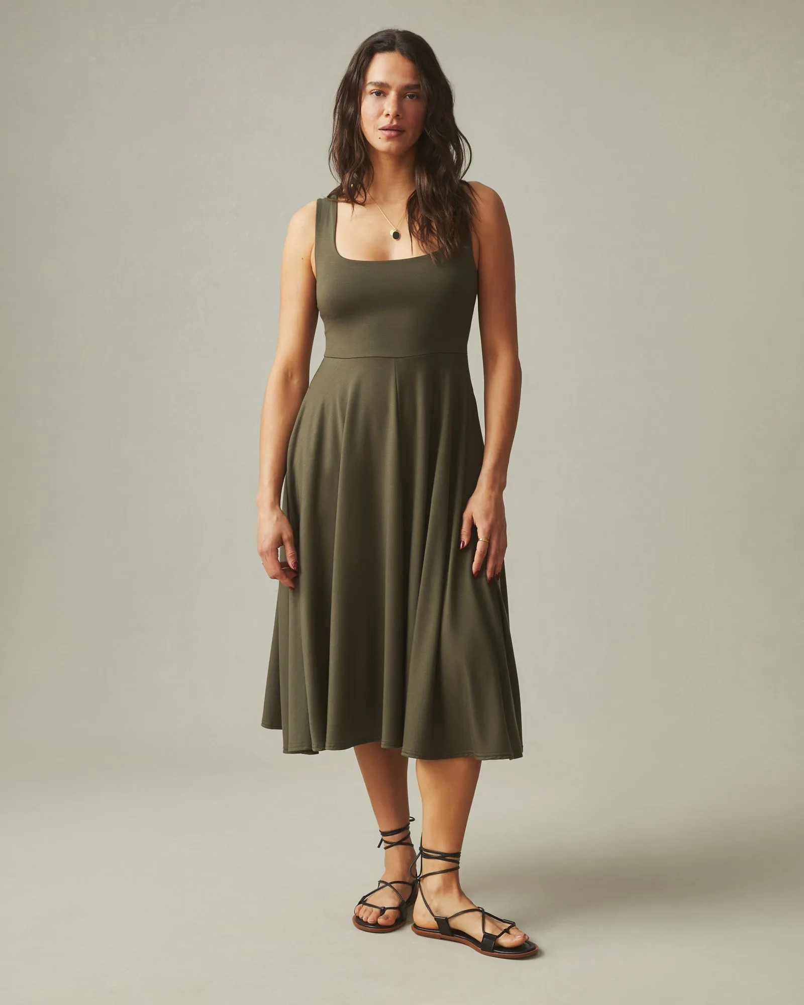 Flex Dress - Olive