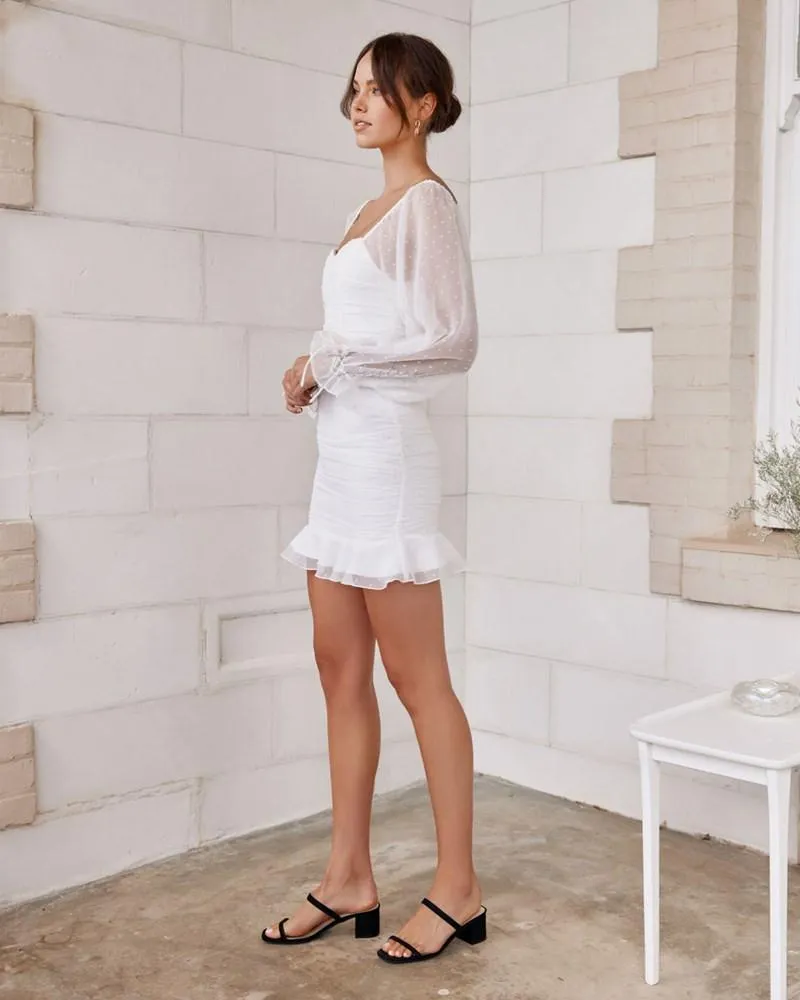 Harriette Dress - White