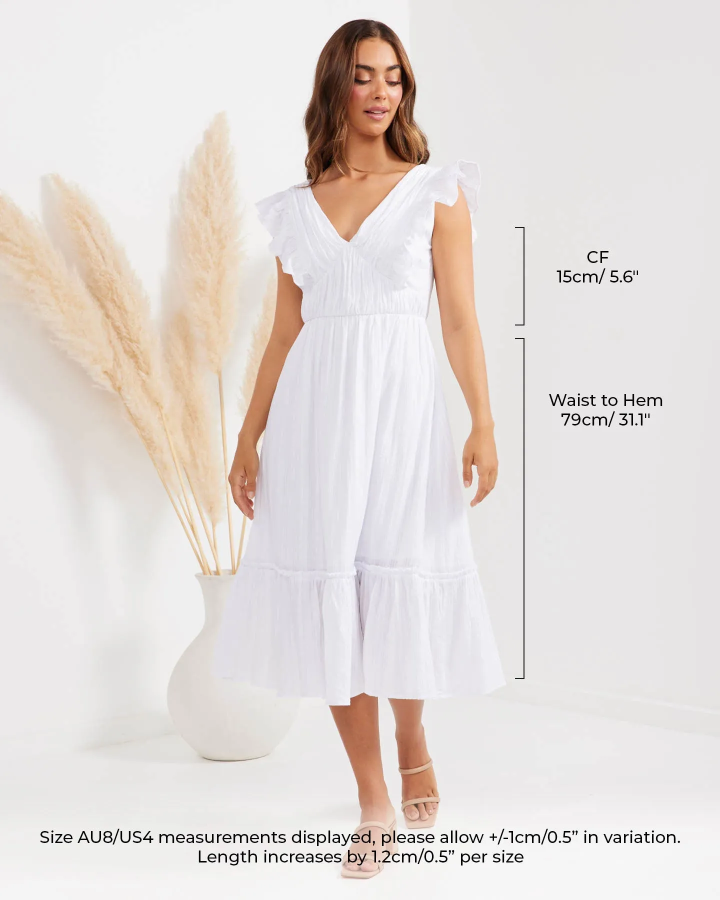 Hayman Dress - White