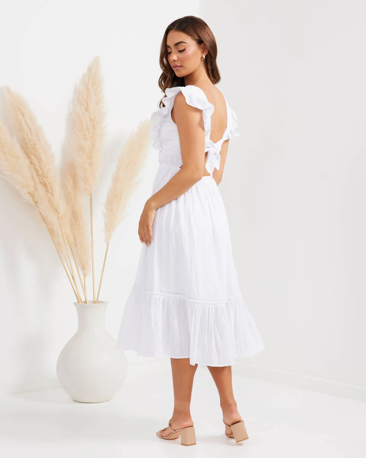 Hayman Dress - White