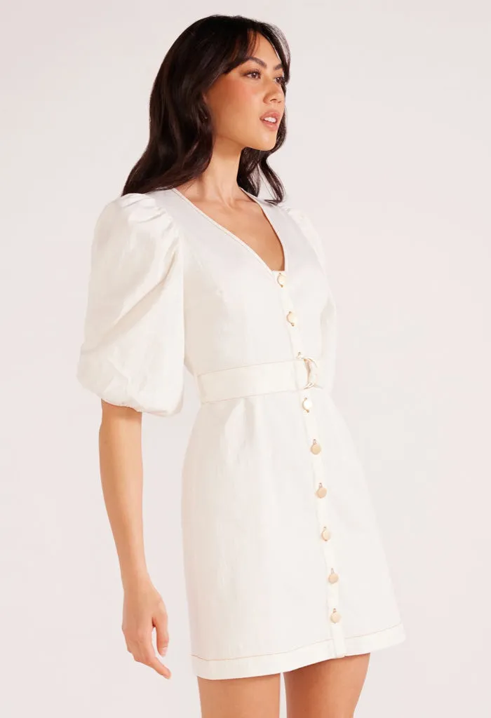 Hazel Puff Sleeve Mini Dress