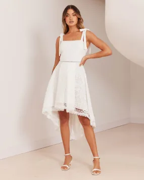 Heidi Dress-White