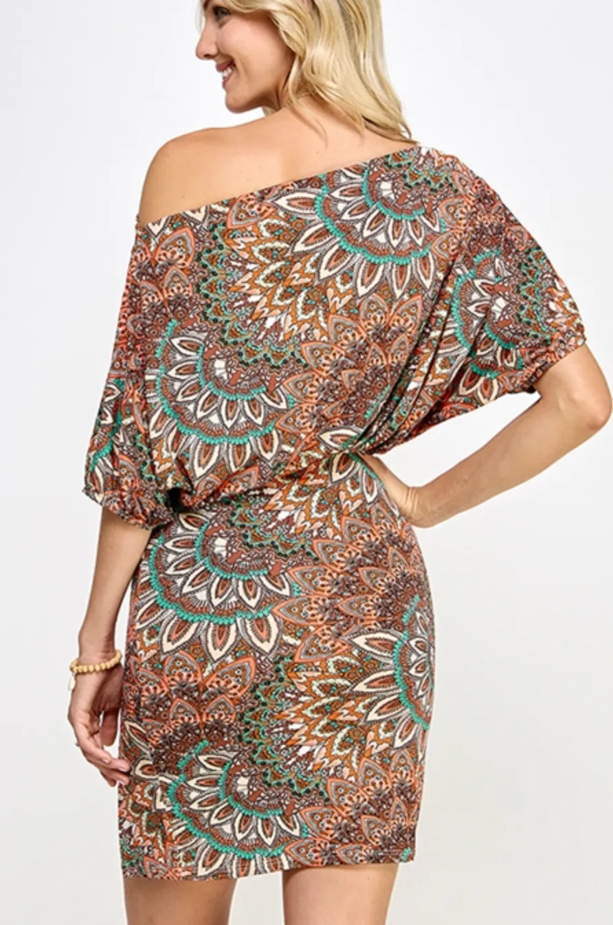 All The Way Up Stylish Patterned Dress - Trendy Summer Fashion