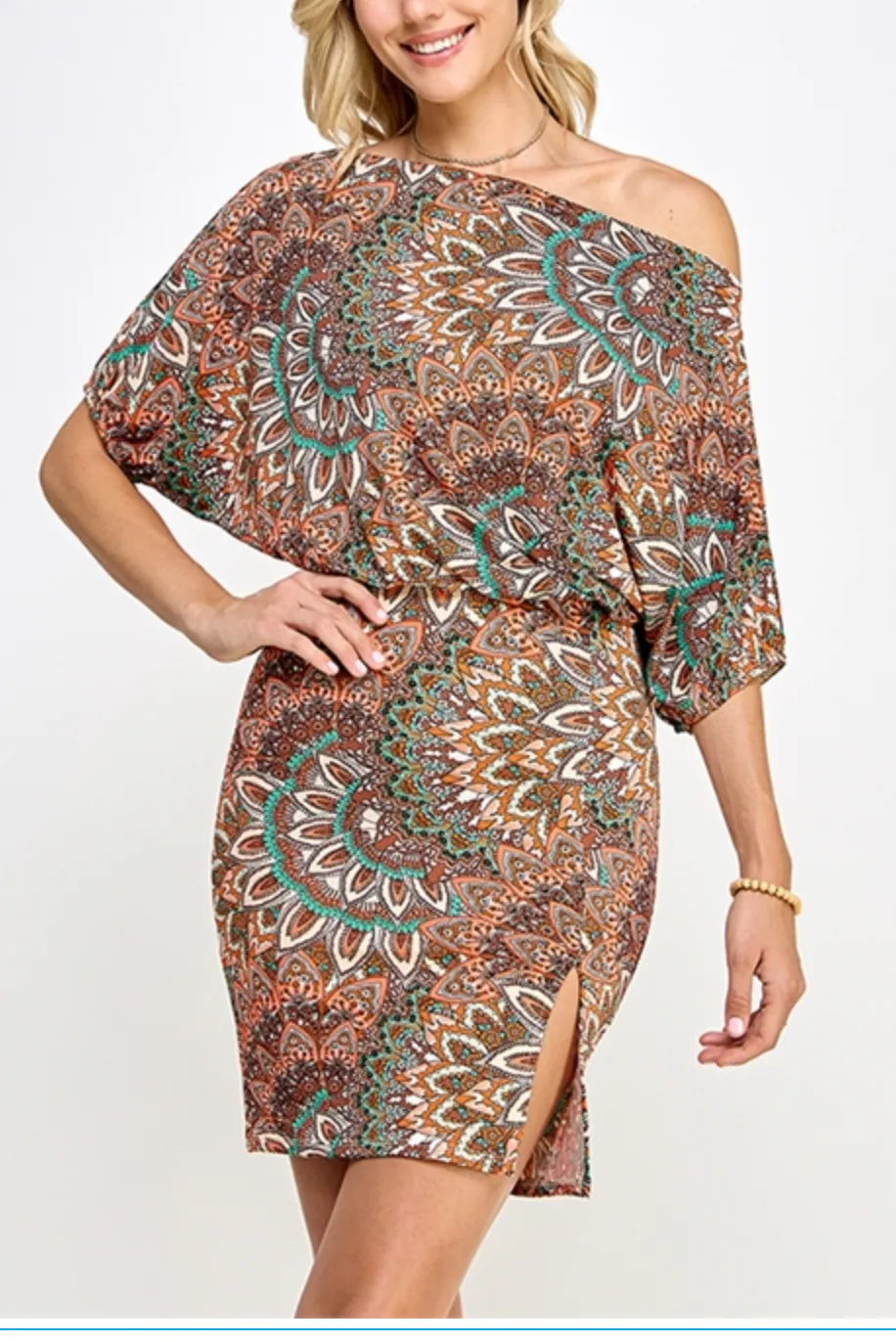 All The Way Up Stylish Patterned Dress - Trendy Summer Fashion