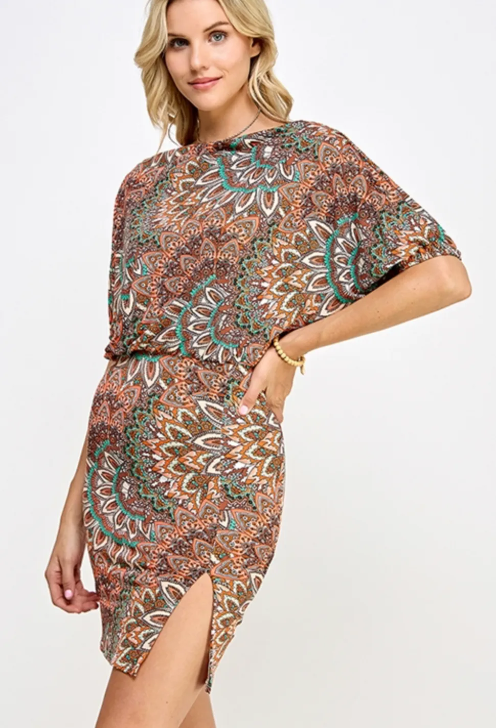 All The Way Up Stylish Patterned Dress - Trendy Summer Fashion