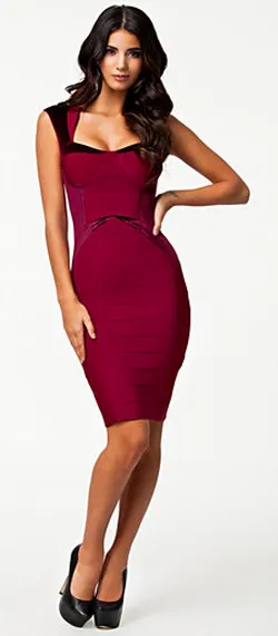 Imogen Dress Red