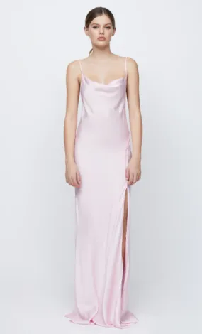 Joelle Split Maxi Dress - Quartz Pink