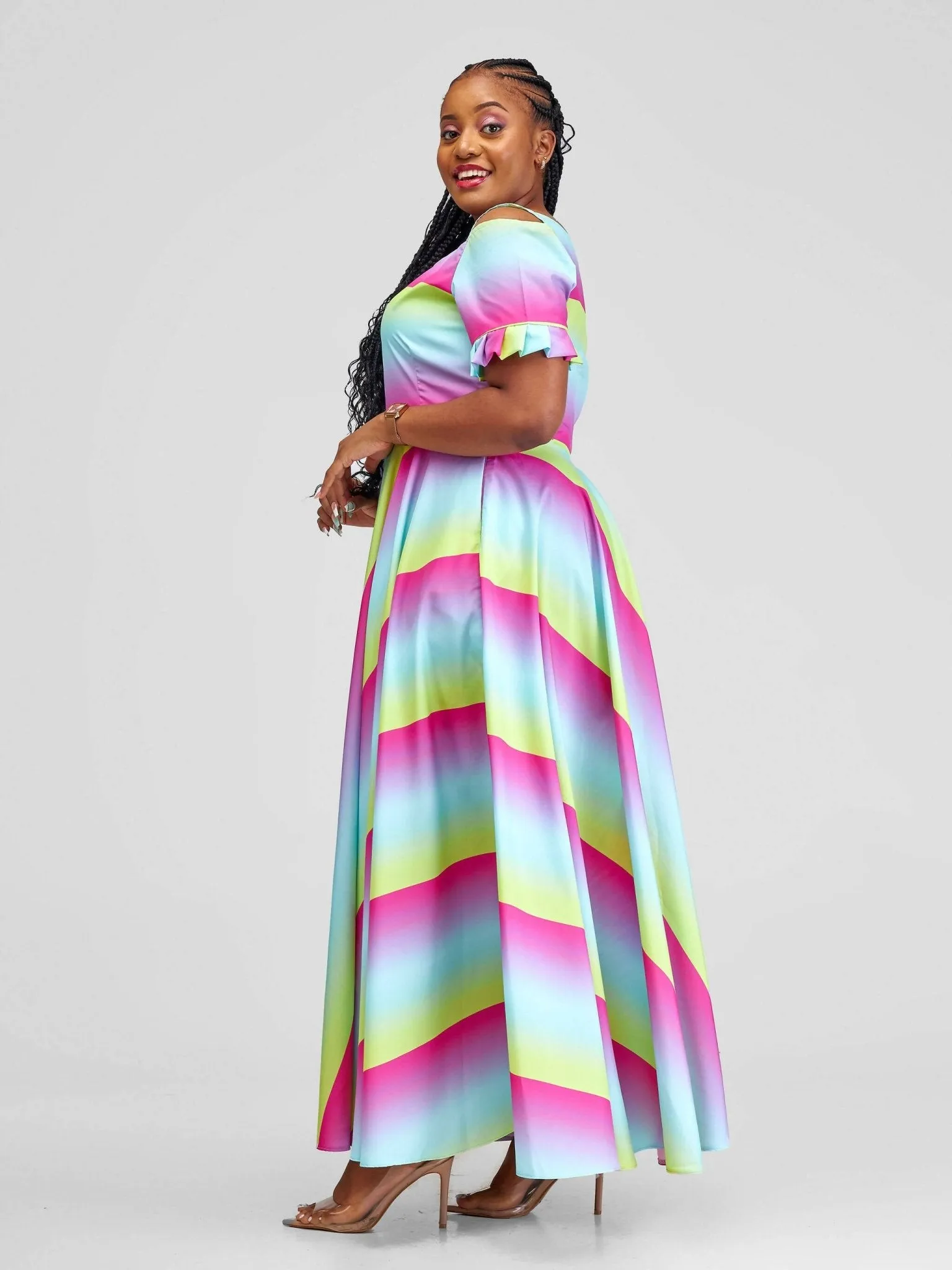 Jolly Fancy Wear Comfy Maxi Dress - Multicolored