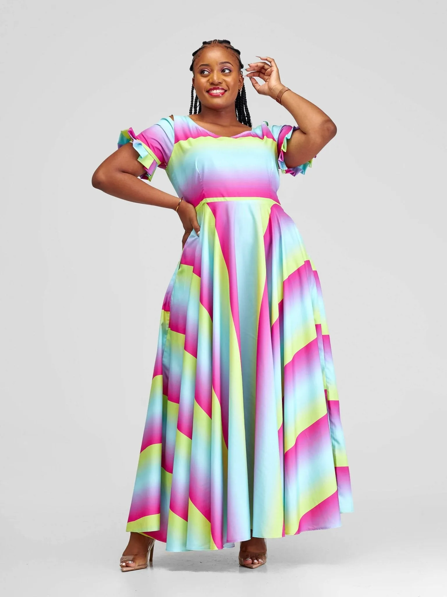 Jolly Fancy Wear Comfy Maxi Dress - Multicolored