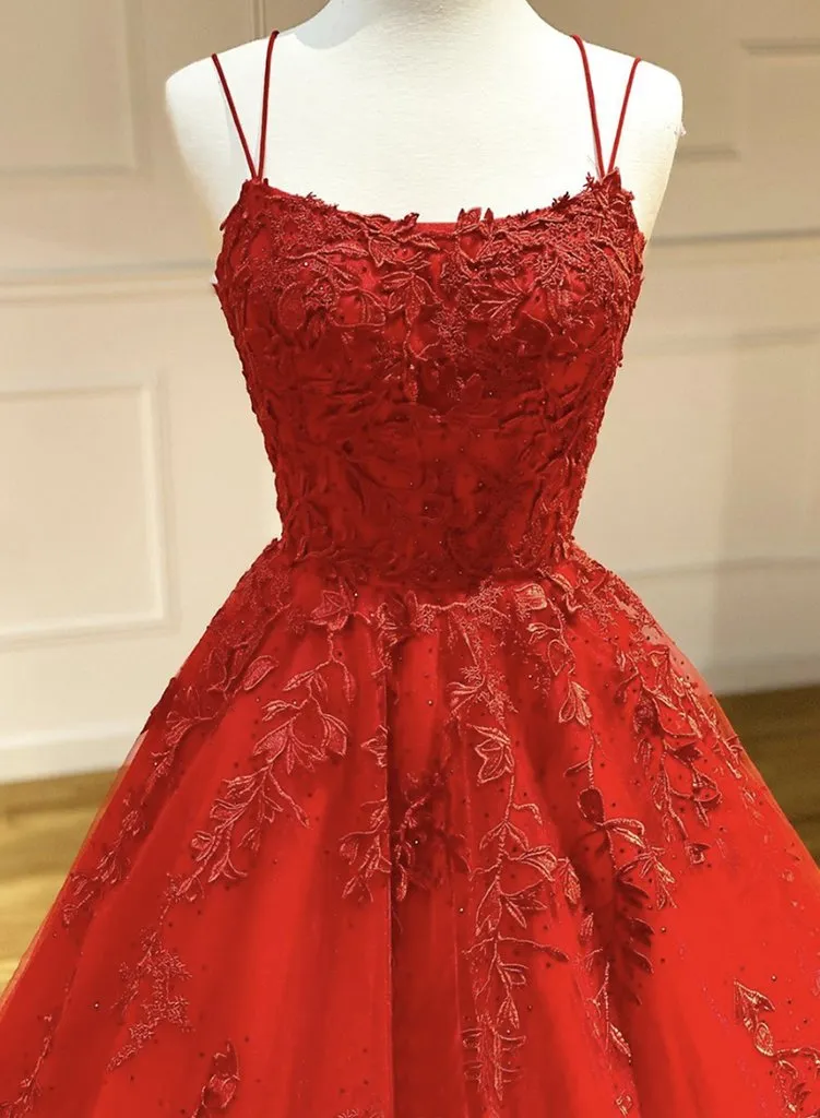 Lace Prom Dress , Formal Ball Dress, Evening Dress, Dance Dresses, School Party Gown, PC0901