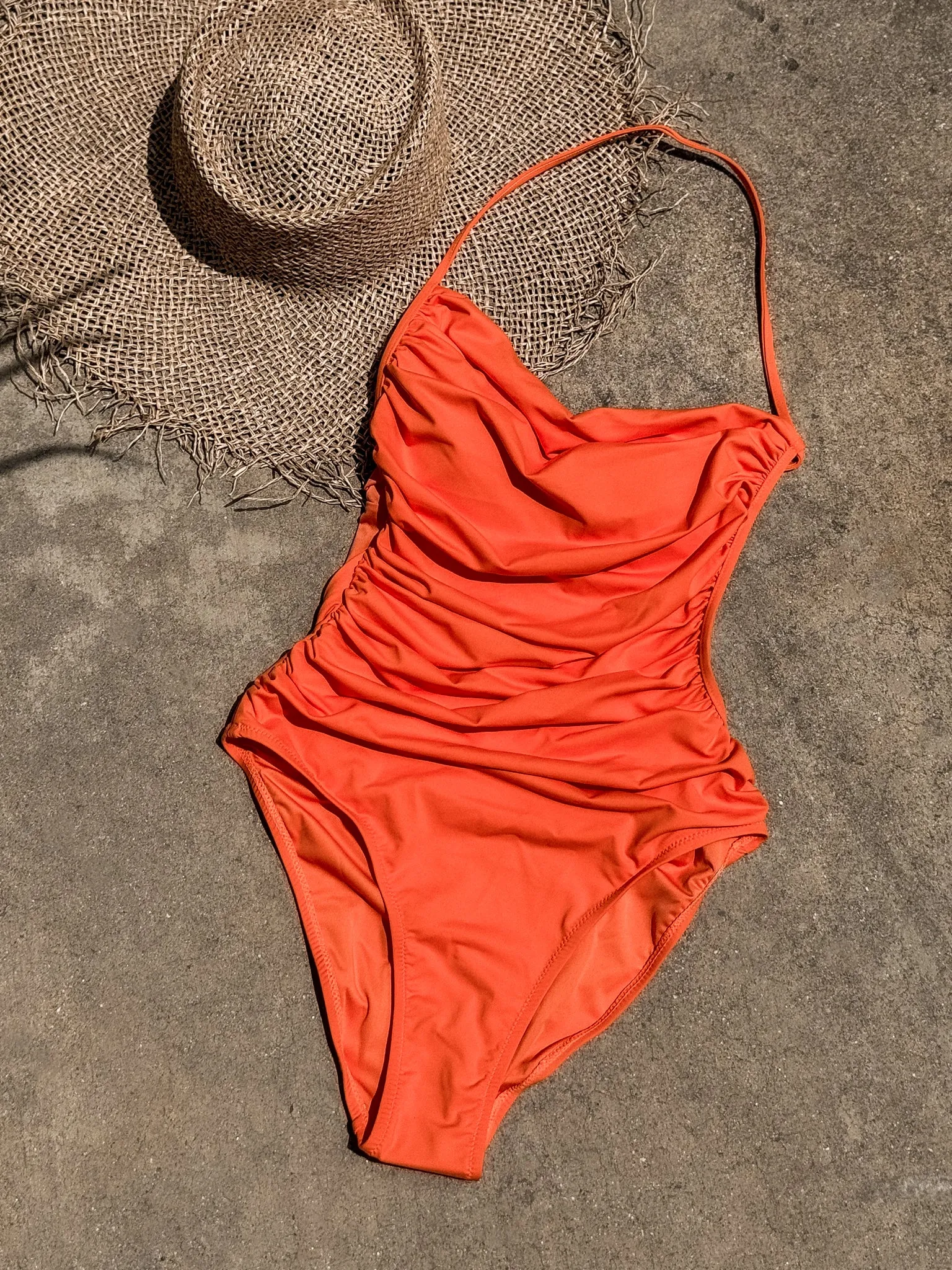 Mango Dreams Asymmetrical Swimsuit - Final Sale