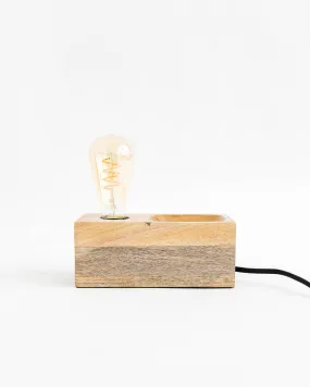 Mango Wood Utility Lamp