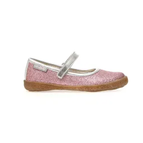 Naturino Girl's Pavia Pink Glitter Mary Jane (Sizes 30-32)