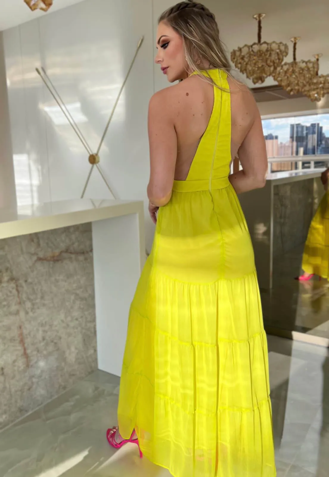 Neon Maxi Dress