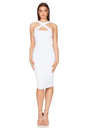 Nookie Farrah Midi Dress - White