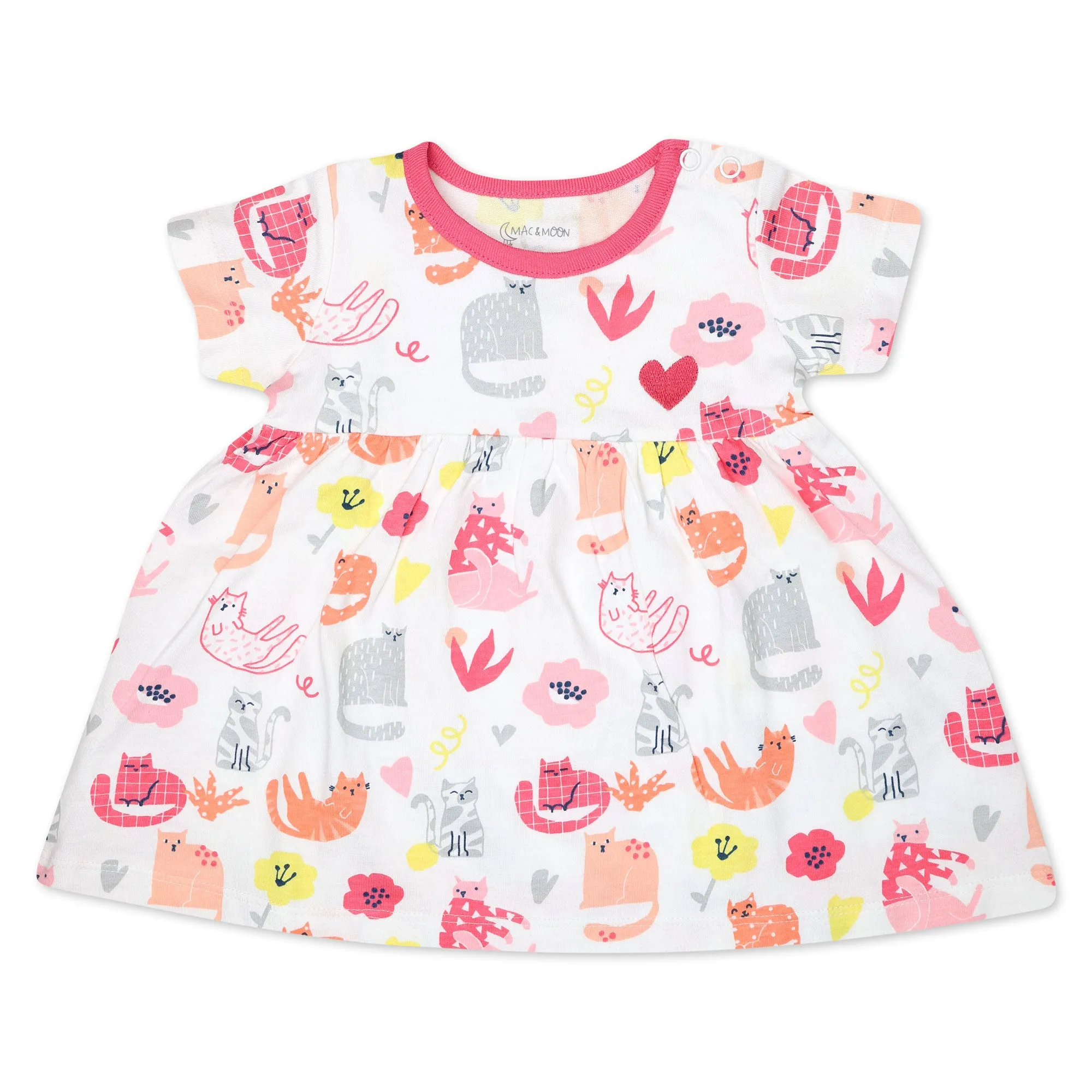 Organic Cotton 2-Pack Dress Sets in Caturday Print