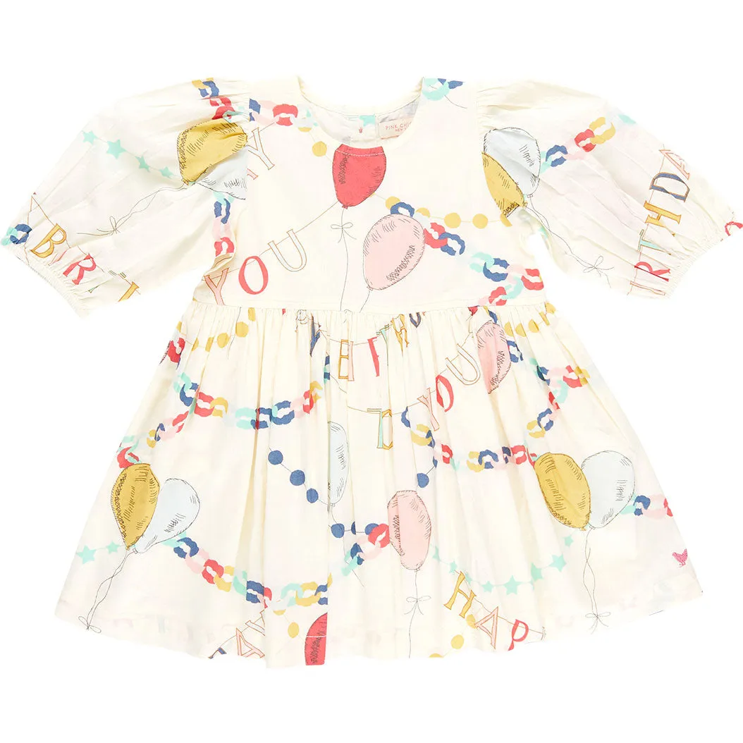 Pink Chicken Girls Brooke Dress - Birthday Garland