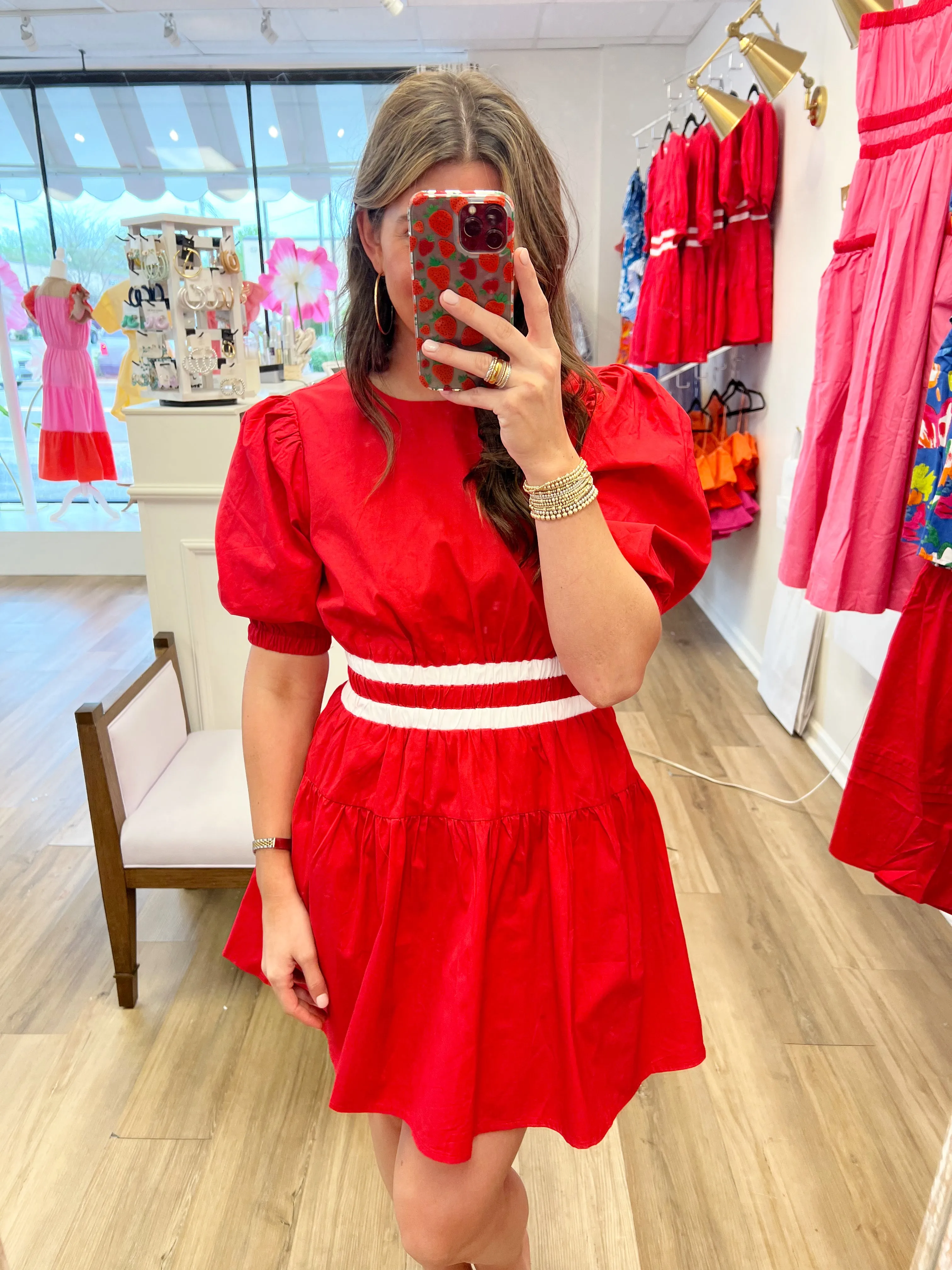 Red Hot Block Dress