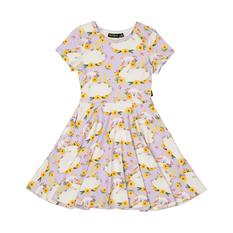 Rock Your Baby Princess Swan Waisted Dress