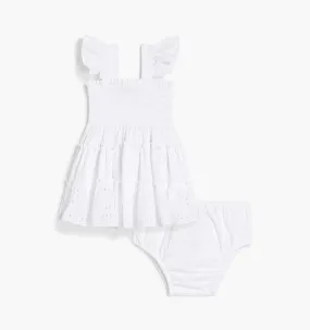 The Baby Ellie Nap Dress - White Eyelet