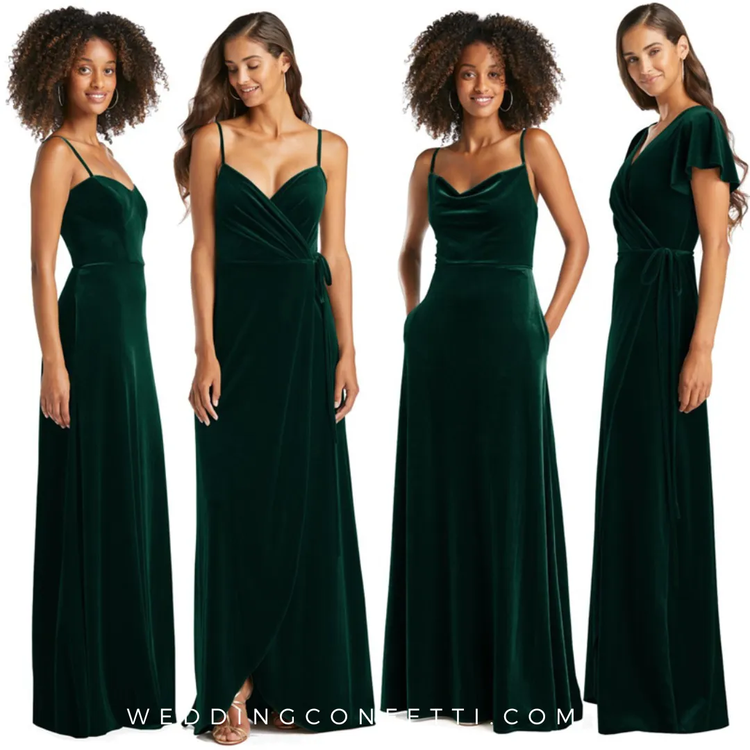 The Lechelle Bridesmaid Velvet Collection (Customisable)