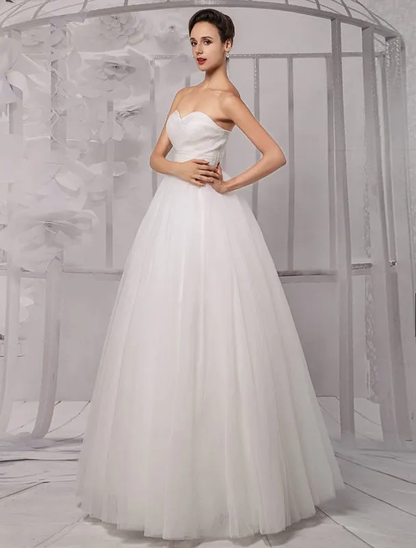 Tull Off-The-Shoulder Ball Gown Wedding With A Lace Wrap Exclusive